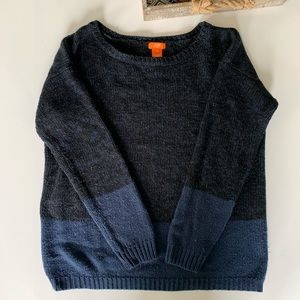 Cozy Black and Blue Sweater!